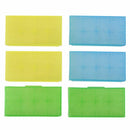 6pcs (Blue, Green, Yellow) Battery Storage Case for 18650 or CR123A Battery