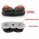 2PCS Cam Cleat for Sailing Cam Cleat with Fairlead Line Sizes Upto 5/8 Inch Y3M9