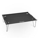 Shine Trip Outdoor Camp Furniture Ultralight Picnic Folding Table (Black)