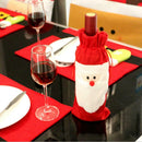 Christmas non-woven Christmas wine bottle set old champagne restaurant