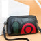 Sheepskin Leather Shoulder Clutch Bag Women Fashion Print Messenger Handbag