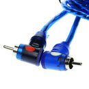 Auto Replacement 4.5m 2RCA Male to 2RCA Male Car Stereo Audio Power Cable for AV