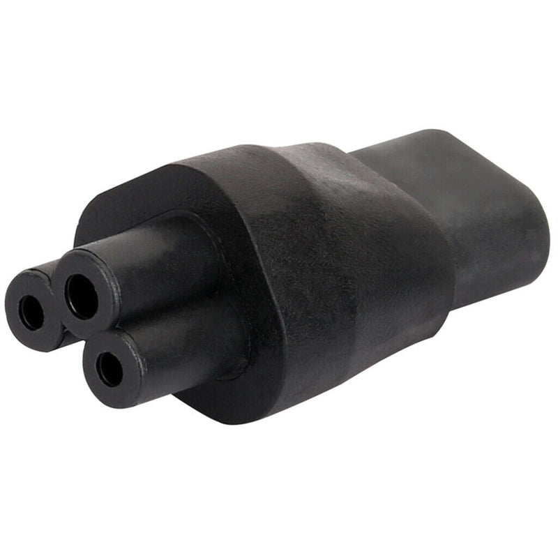 1 X IEC320 C5 To C8 90 Degree Power Supply Extension, Angled