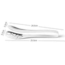 Stainless Steel Food Tongs Kitchen Utensils Buffet Cooking Tool Anti Heat B