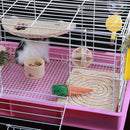Pet Hamster Rabbit Foot Mat Bed, Birds Parrots Scratch Wooden Board Claws and