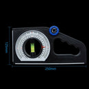Horizontal Angle Universal Slope Ruler Multifunctional Slope Measure Inst PVD