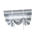 Romantic Tie Up Curtain Sheer Shade Short Roman Sheer Balloon Curtain 02
