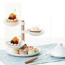 4 Layers Dried Fruit Plates Rotary Cake Desserts Stand Pastry Candy Snack T