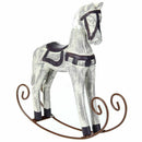 1X(Modern Europe Style Trojan Horse Statue Wedding Decor Wood Horse Retro H