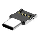 2pcs USB-C 3.1 Type C Male to USB Female OTG Adapter Converter For U Disk  Z