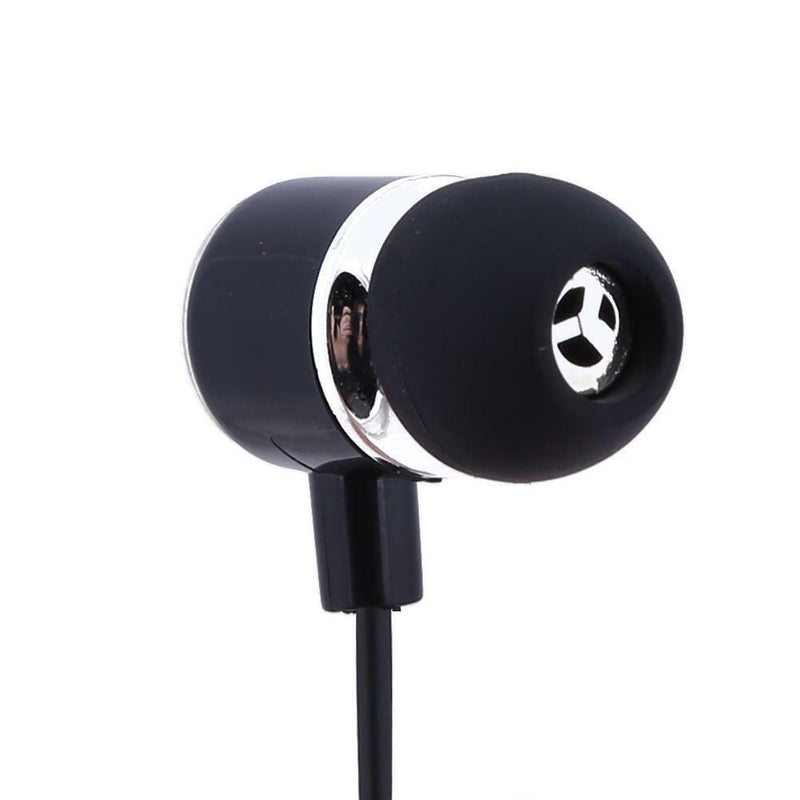 3.5mm Plug Wired Plastic Case In-Ear Stereo Bass Earphone