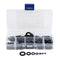 250Pcs Black Nylon Washer Flat Washer Assortment Kit M2 M2.5 M3 M4 M5 M6 M8