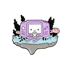 Electronic Game Machine Brooch Cartoon Badge Jacket Backpack Pin (Style 1)  A