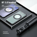 B9 TWS Bluetooth 5.0 Touch Earphones Digital Display Earbuds w/Charge Box