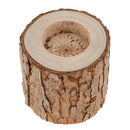 Wooden Tea Light Candle Holders Wood Candlestick Valentines Gift-7cm