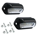 Number Plate Lights Led License Plate Light Rear Lamps Universal 12v 24v Fo
