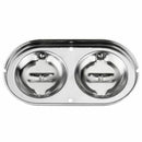 Chrome Brake Master Cylinder Cover Dual Bail Brakes For Chevy Sbc Bbc 350 4 Q5F9