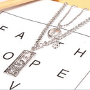 Punk Multi Layer Chunky Choker Necklace Pendant  Women Men Jewelry GiftsJCAUJ Gw