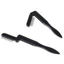 Foldable eyelash comb metal eyebrow brush tool mascara separator lash curl b Gw