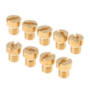 9pcs Carb Injector Nozzle Main Jet 130 132 135 138 140 142 145 148 150