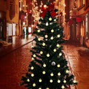 30 LED Solar Ball Light String Outdoor Wedding Decor Garland Fairy Lamp