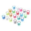 20pcs Pigeonleg Rings Bands Plastic GB Rings Training Supplies Aluminium RingB&X