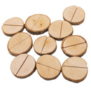 10x Wooden Banquet Wedding Clip Number Display Recipe Reserved
