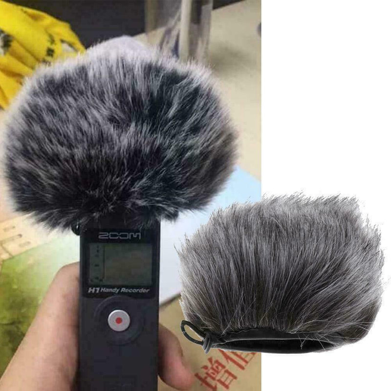 1 X Voice Recorder Windproof Fur Sleeve For Zoom H5 Video Handheld Recorder G2E2
