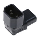 Down angled IEC adapter,right angled IEC 320 C14 to C13 for TV wall moun OZ