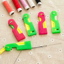 10pcs/set Automatic Easy Sewing Needle Device Threader Thread Guide Tools