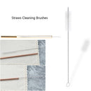 Metal 20cm Cleaning Straws Brush Reusable Stainless Steel Pipe Tube Clean Tools