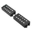 2 Pcs Black Magnet M Style Bass Humbucker 5 String Pickup for Bass Guitar
