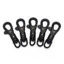 5Pcs Carabiner Rotatable Buckle Clip Quickdraw Key Chain Paracord Backpack 3C