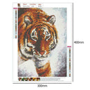 5D DIY Full Drill Diamond Painting Cross Stitch Embroidery Kit (Tiger08)