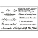 2Pcs Removable Temporary Tattoo English Word Body Art TattoosStickerWaterproofU2