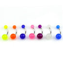 7x/Set Glow In The Dark Belly Button Navel Bar Rings Body Piercing Jewelry M3C