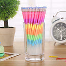 24Pcs Pen Refills Multi-color Rainbow School Office Supplies Watercolor VXM