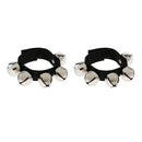 Finest 2Pcs Metal Hand/Foot Wrist Shaker 5 Jingle Bells KTV Party Accompaniment