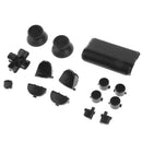 Replacement Repair Buttons Mod Kit Set for PS4 Controller DualShock 4 Black