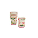 10pcs Tropical Flamingo Paper Disposable Cups Baby Shower Party Table Decor