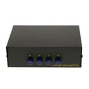 4 in 1 out VGA SVGA XGA Monitor Sharing Switcher Box for LCD PC TV Monitor