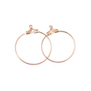 40 sets DIY Craft Round Hoop Loop Ear Wire Jewelry Making Earrings Findings