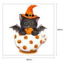 5D DIY Diamond Painting Pumpkin Cup Cat Cross Stitch Embroidery Mosaic Kits
