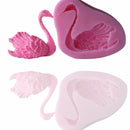 Cute Swan Silicone Fondant Cake Decorating Mold Cookie Pastry Baking Mould ly