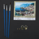 DIY Oil Painting Paint By Number Kit Image Drawing On Canvas By Hand Colori W6A1