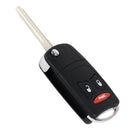 2+1 Button Flip Key Fob Shell Case fit for Durango Magnum Dodge Jeep Chrysler Hf