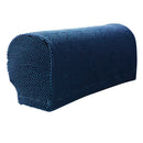 2 Pair Anti-slip Armchair Armrest Covers Furniture Protector Blue/Grey
