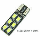 6 x Canbus T10 194 168 W5W 2835 12 LED SMD White Car Side Wedge Light Lamp Bulb