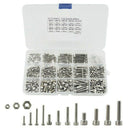 480pcs Hex Socket Head Cap Screws Nut Kit Set M2 M3 M4 Stainless Steel For