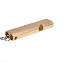 aluminum alloy double-tube whistle for emergency outdoor survival random colo %o